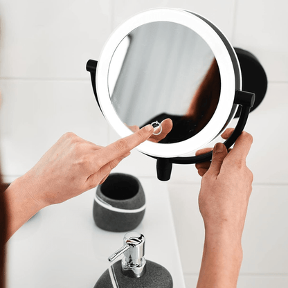 Make-up-Spiegel mit Licht | Wiederaufladbarer Kosmetikspiegel 1