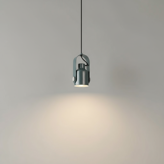 Hängelampe | Pendelleuchte Schwarz 120 cm Holz & Metall