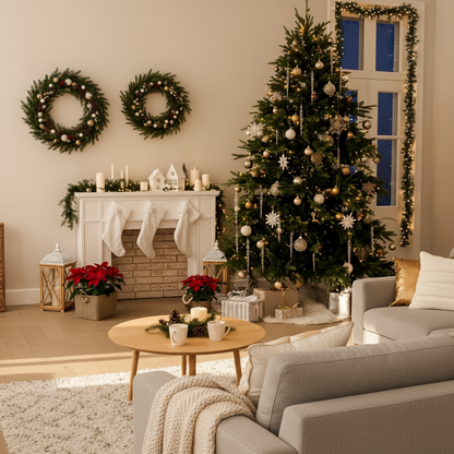 Kristall-Eiszapfen Anhänger | Elegante Weihnachtsdeko für Fenster