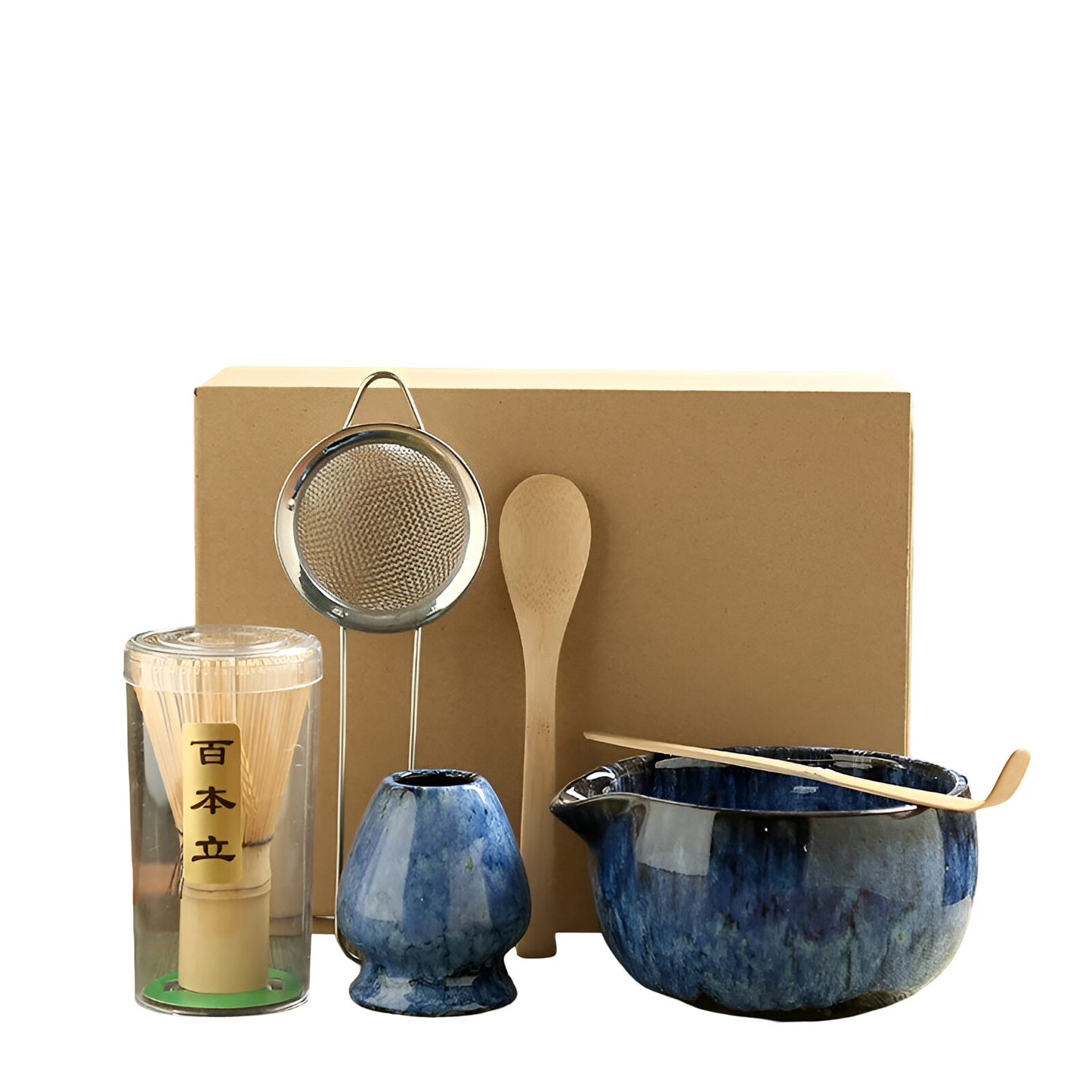 Matcha Teeset | Japanisches Teeservice 6-teilig für Teezubereitung 1