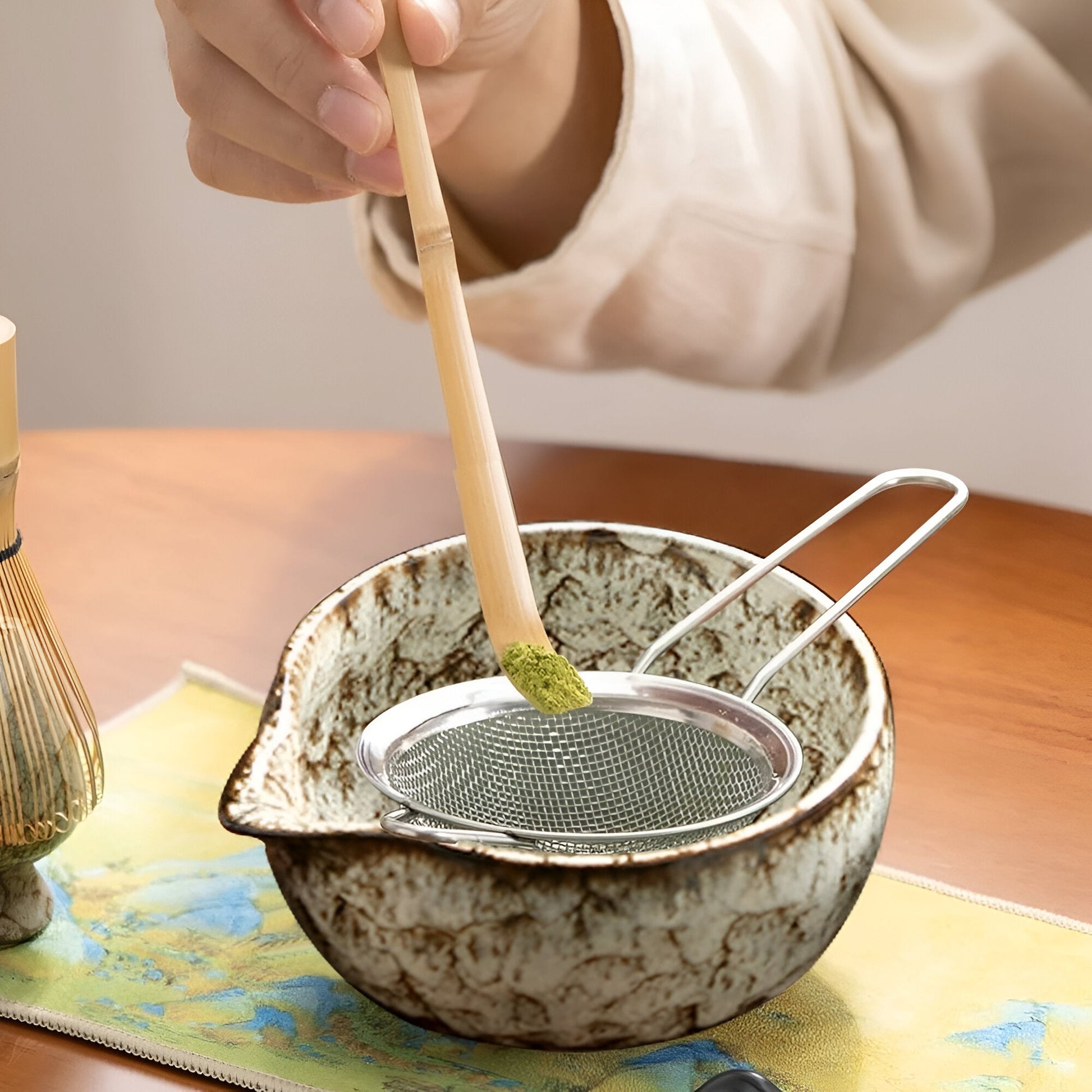 Matcha Teeset | Japanisches Teeservice 6-teilig für Teezubereitung 2