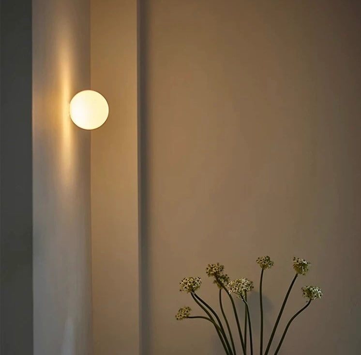 Mattglas-Wandlampe | Moderne LED Wandleuchte Innen 3