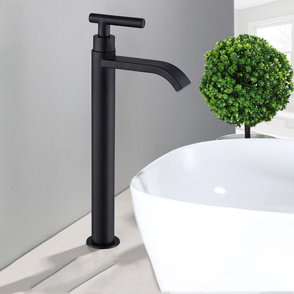 Mattschwarze Waschbeckenarmatur | Elegante Kaltwasserarmatur 2