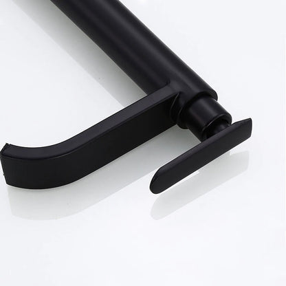 Mattschwarze Waschbeckenarmatur | Elegante Kaltwasserarmatur 5