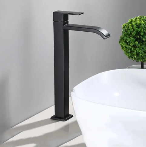 Mattschwarze Waschbeckenarmatur | Elegante Kaltwasserarmatur 9