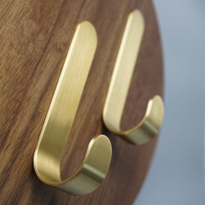 Messing Wandhaken Set | Rostbeständige Kleiderhaken Garderobe 4