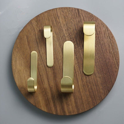 Messing Wandhaken Set | Rostbeständige Kleiderhaken Garderobe 5