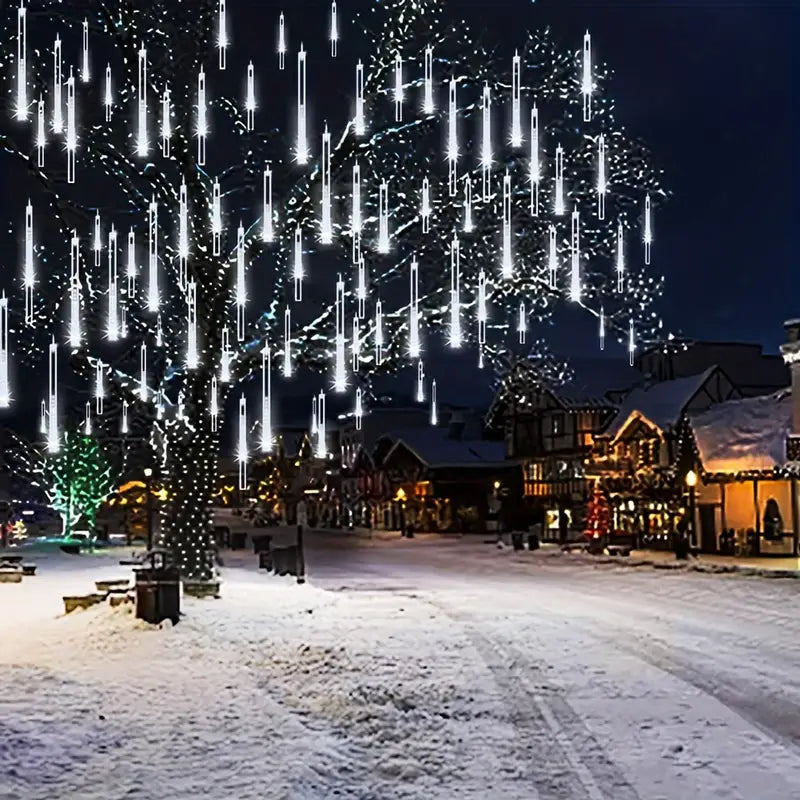 Meteor Lichter | LED Lichterkette für Halloween und Weihnachten 8