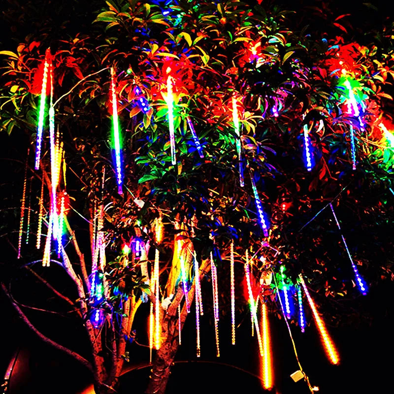 Meteorregen LED Lichterkette | Weihnachtsbeleuchtung Außen 2