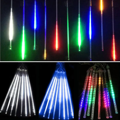 Meteorregen LED Lichterkette | Weihnachtsbeleuchtung Außen 3