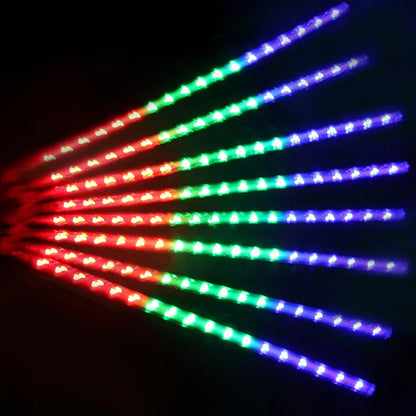 Meteorregen LED Lichterkette | Weihnachtsbeleuchtung Außen 6