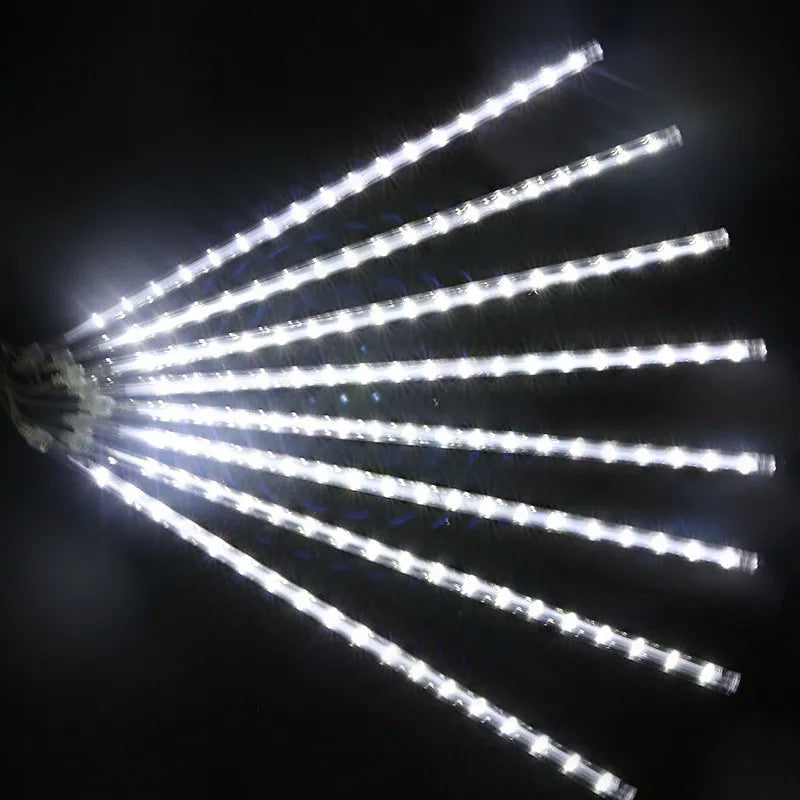 Meteorregen LED Lichterkette | Weihnachtsbeleuchtung Außen 7