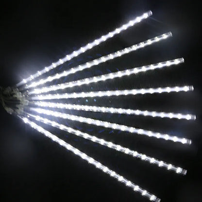Meteorregen LED Lichterkette | Weihnachtsbeleuchtung Außen 7