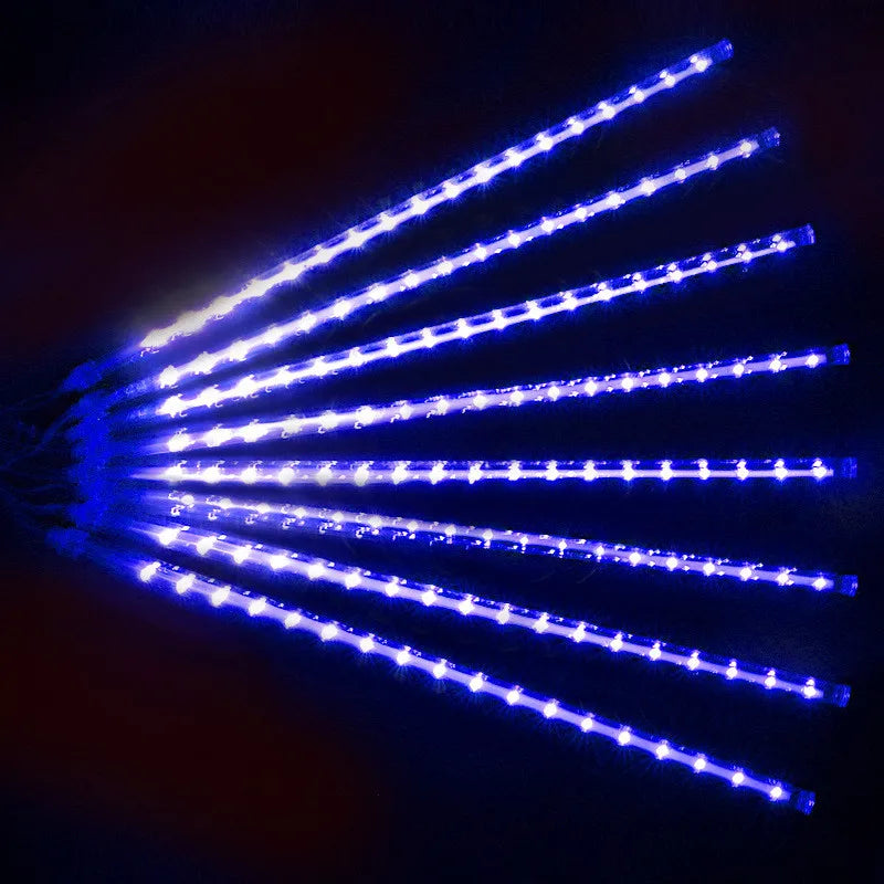 Meteorregen LED Lichterkette | Weihnachtsbeleuchtung Außen 8