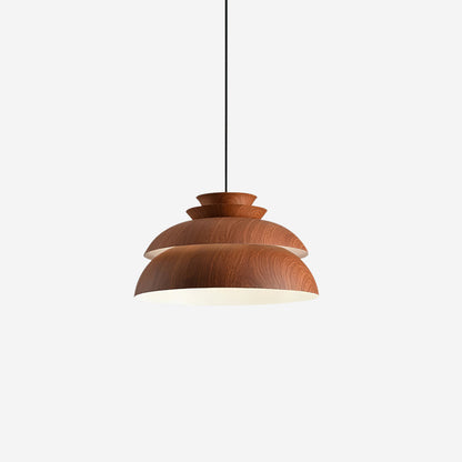 Midori Pendelleuchte – Elegante Hängelampe aus Aluminium für Esszimmer und Wohnräume | 33cm Durchmesser, E26/E27 Fassung-5