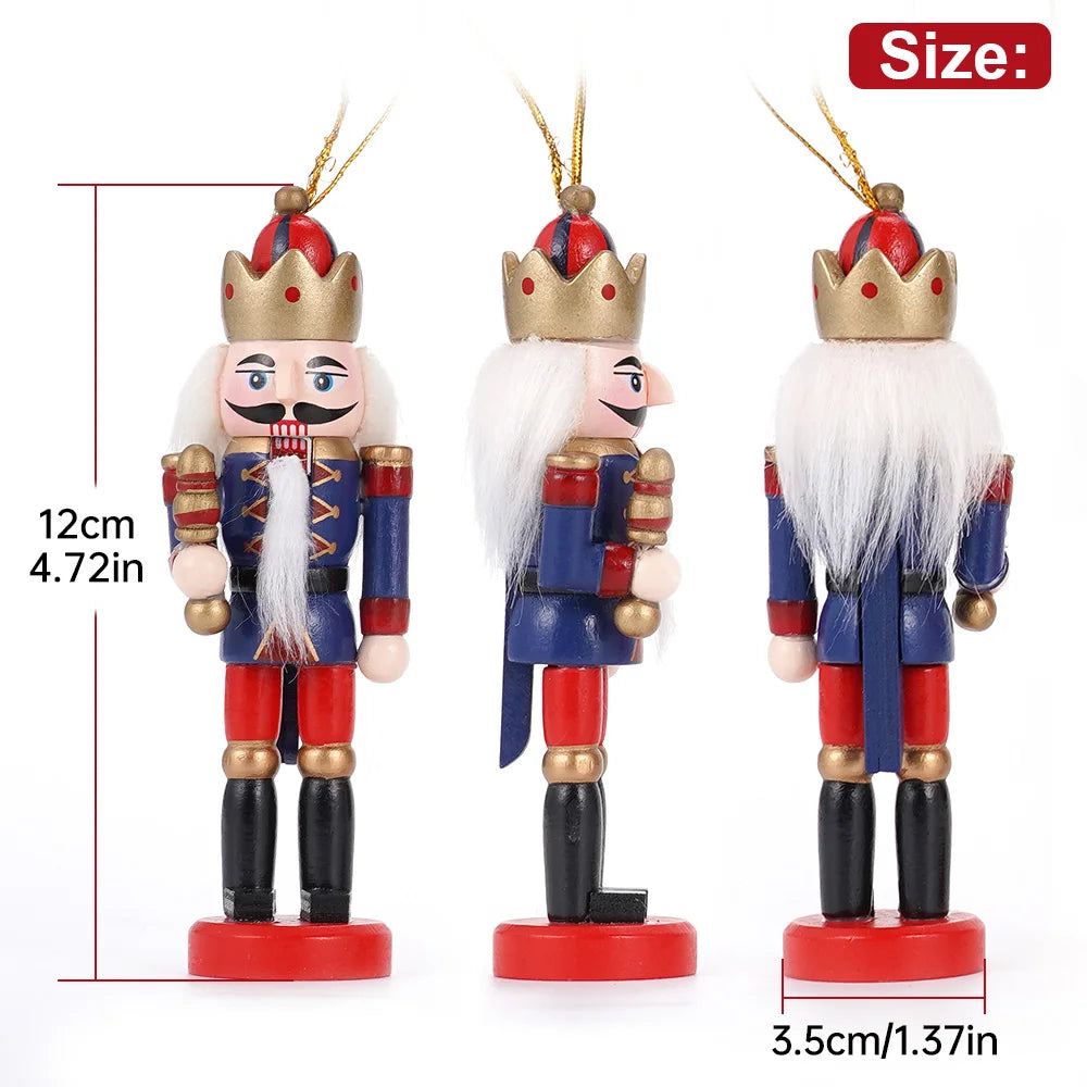 Mini Nussknacker Set | Weihnachtsbaum Dekoration 5 Stück 2