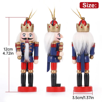 Mini Nussknacker Set | Weihnachtsbaum Dekoration 5 Stück 2