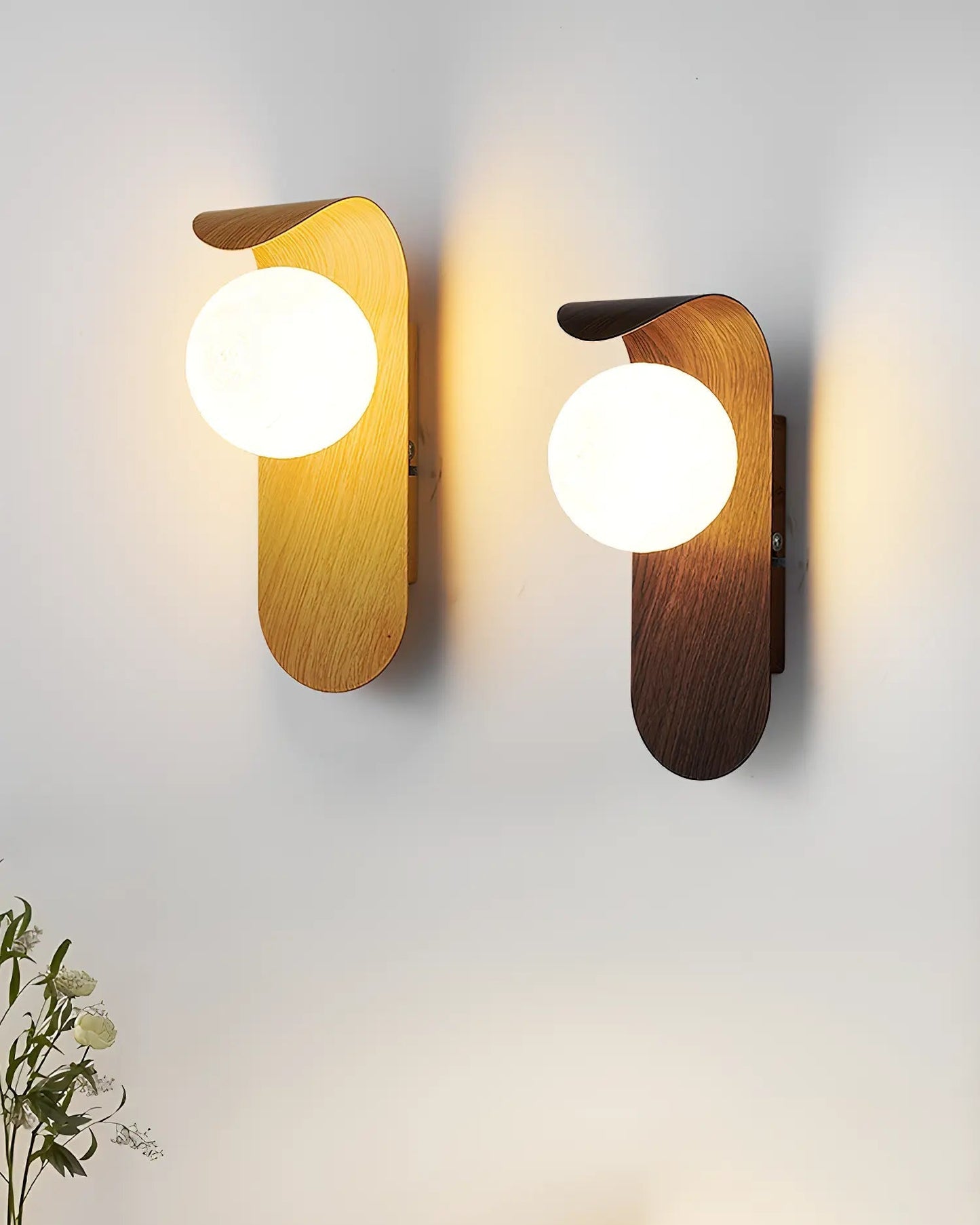 Minimalistische Japandi | LED Wandleuchte Innen 25 cm 5
