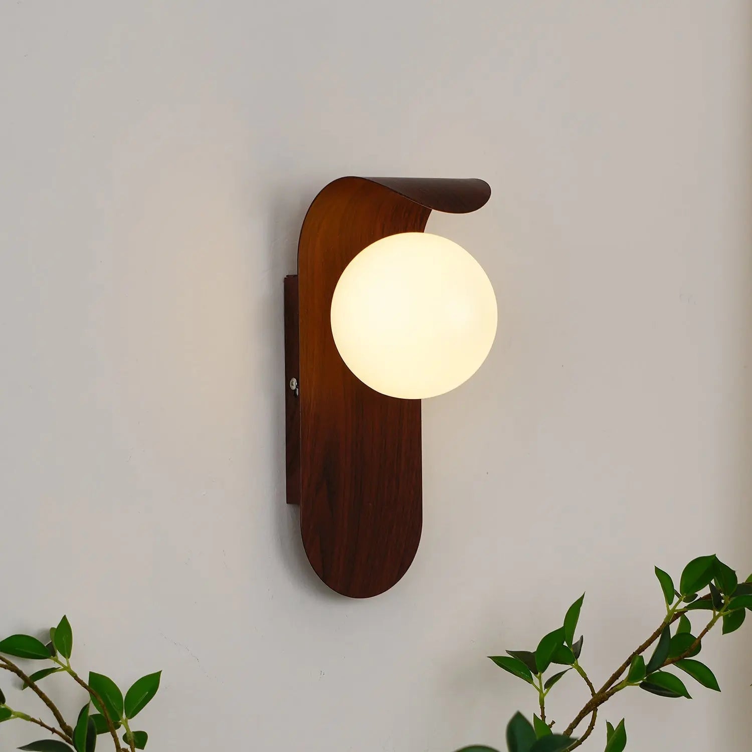 Minimalistische Japandi | LED Wandleuchte Innen 25 cm 7