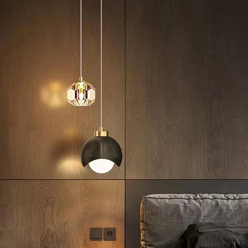 Moderne Kristallpendelleuchte | Elegante Hängelampe für Wohnräume 1