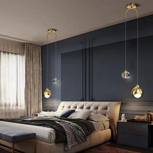 Moderne Kristallpendelleuchte | Elegante Hängelampe für Wohnräume 3