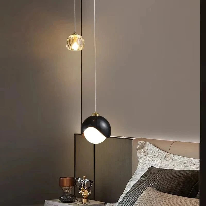 Moderne Kristallpendelleuchte | Elegante Hängelampe für Wohnräume 4