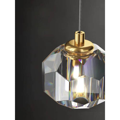 Moderne Kristallpendelleuchte | Elegante Hängelampe für Wohnräume 6