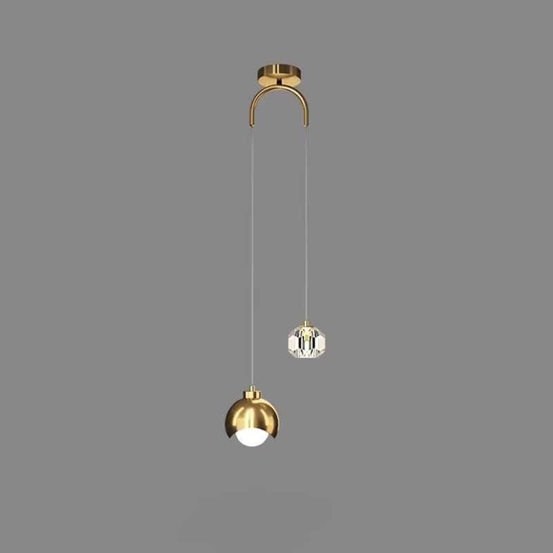 Moderne Kristallpendelleuchte | Elegante Hängelampe für Wohnräume 9