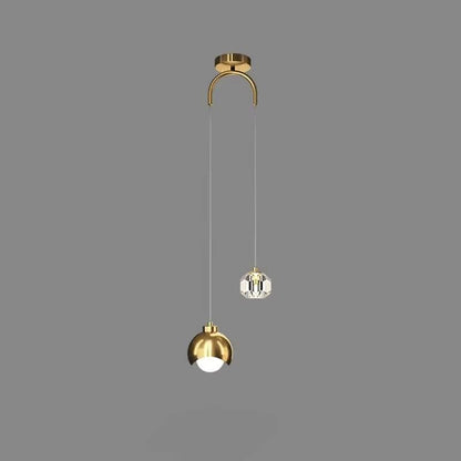 Moderne Kristallpendelleuchte | Elegante Hängelampe für Wohnräume 9
