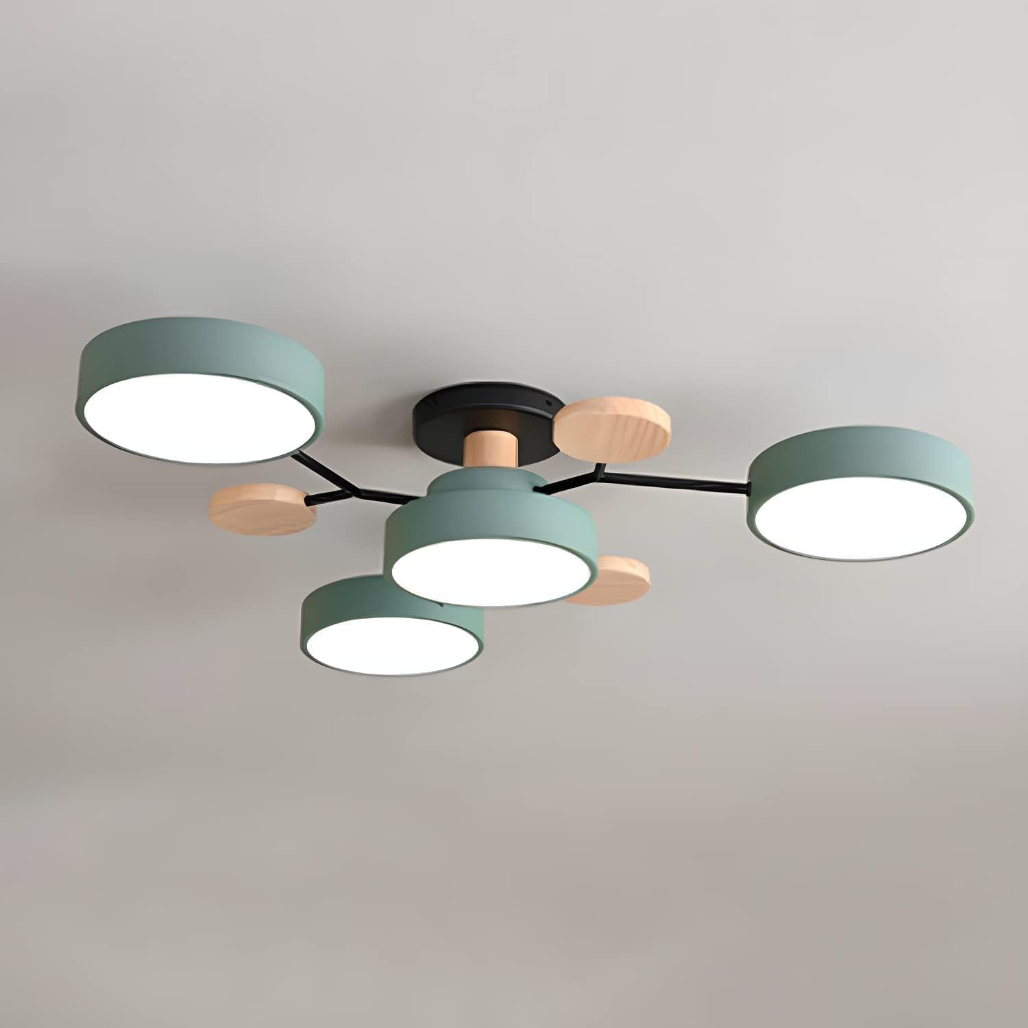 Moderne LED-Deckenlampe | Runde Deckenleuchte für Wohnzimmer 1