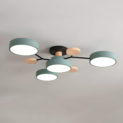 Moderne LED-Deckenlampe | Runde Deckenleuchte für Wohnzimmer 1