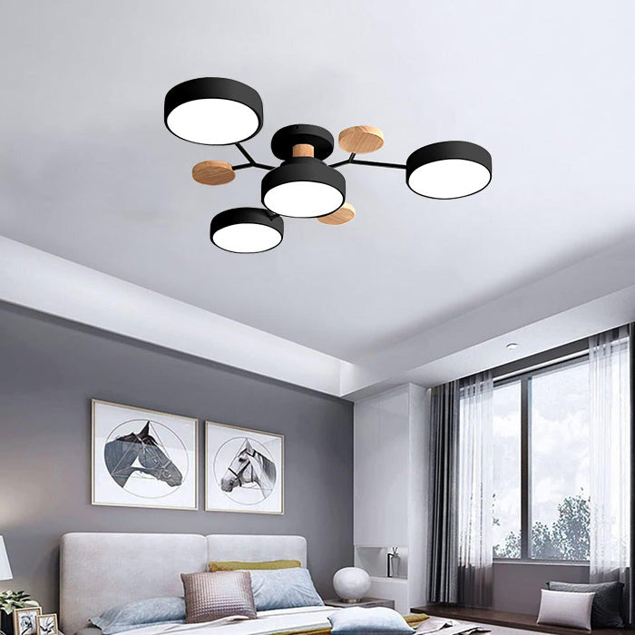 Moderne LED-Deckenlampe | Runde Deckenleuchte für Wohnzimmer 10