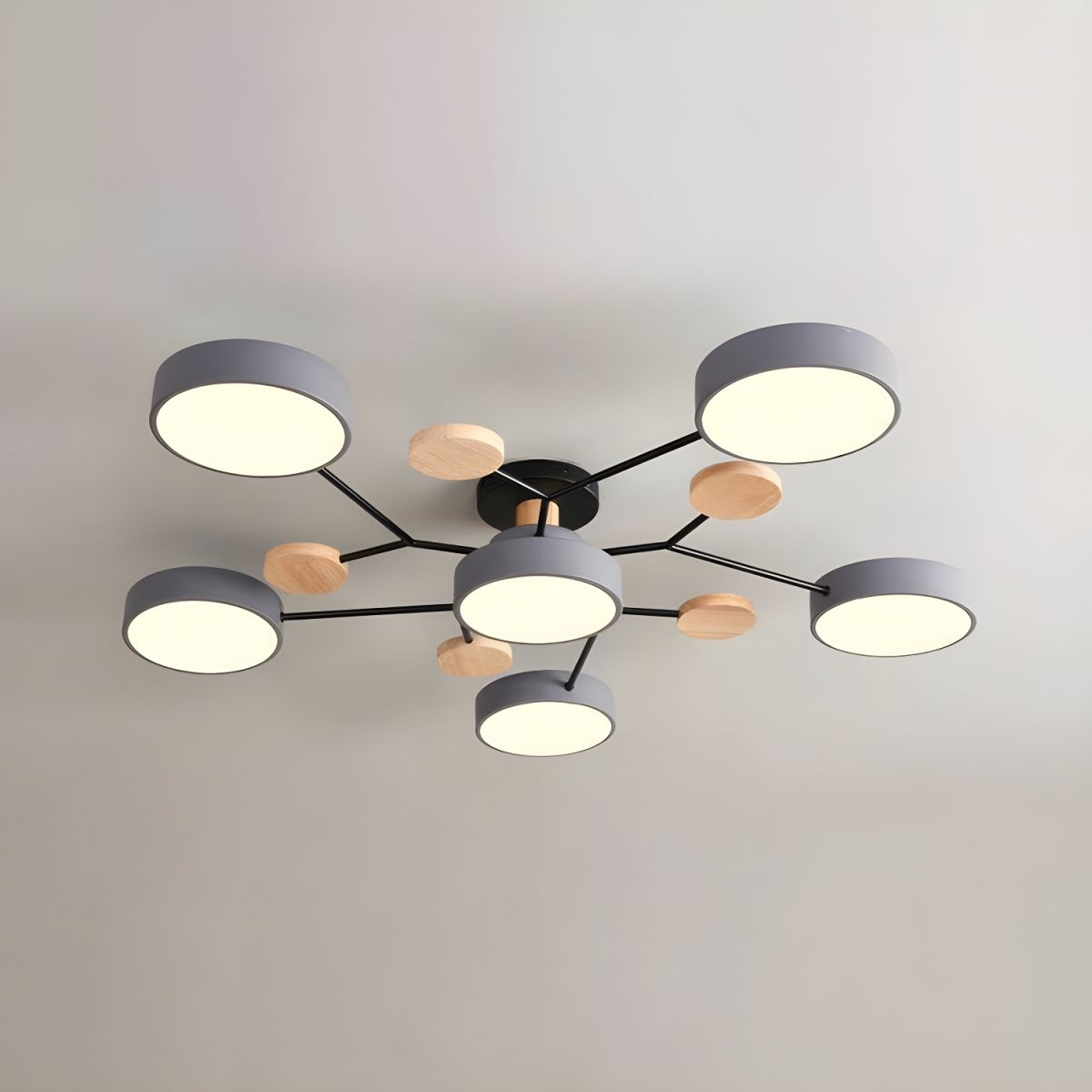 Moderne LED-Deckenlampe | Runde Deckenleuchte für Wohnzimmer 12