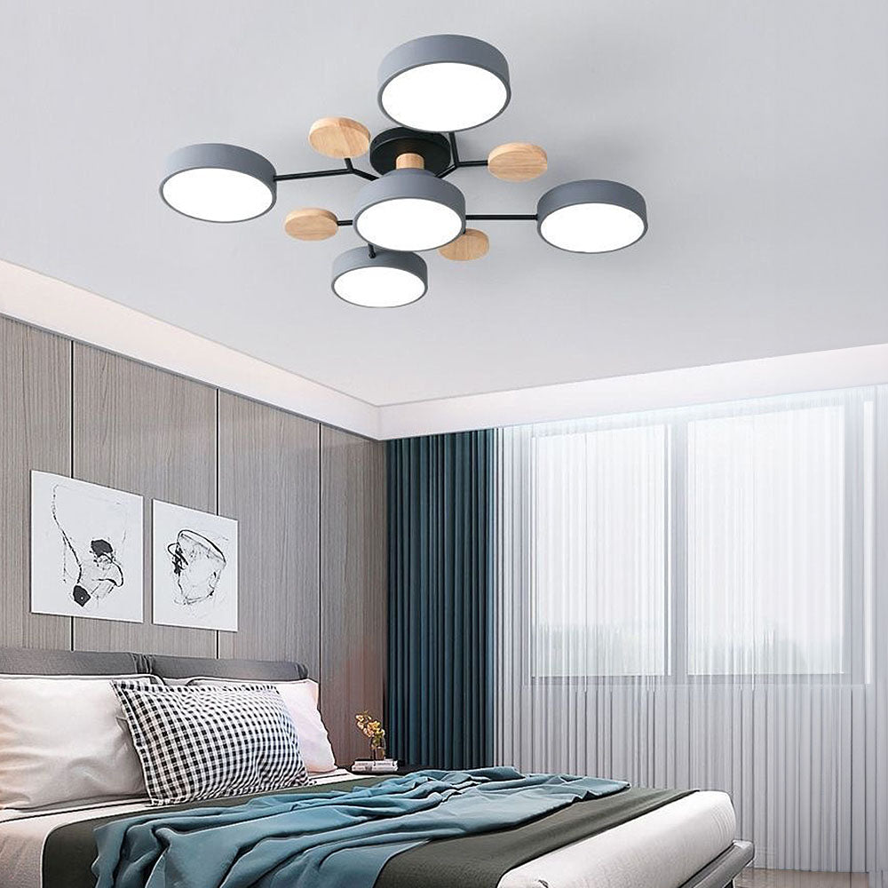 Moderne LED-Deckenlampe | Runde Deckenleuchte für Wohnzimmer 17