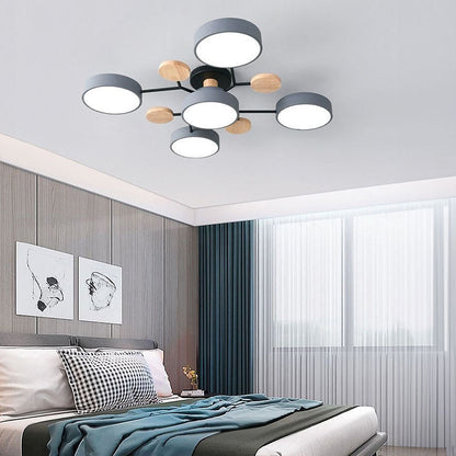 Moderne LED-Deckenlampe | Runde Deckenleuchte für Wohnzimmer 17