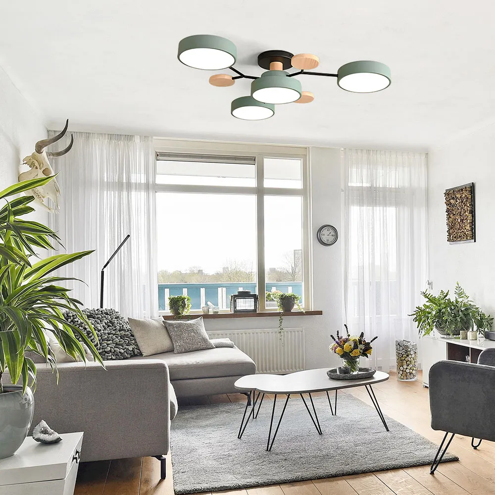 Moderne LED-Deckenlampe | Runde Deckenleuchte für Wohnzimmer 3