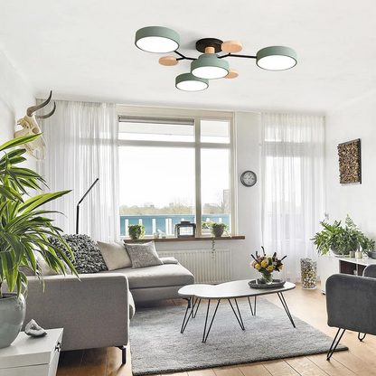 Moderne LED-Deckenlampe | Runde Deckenleuchte für Wohnzimmer 3