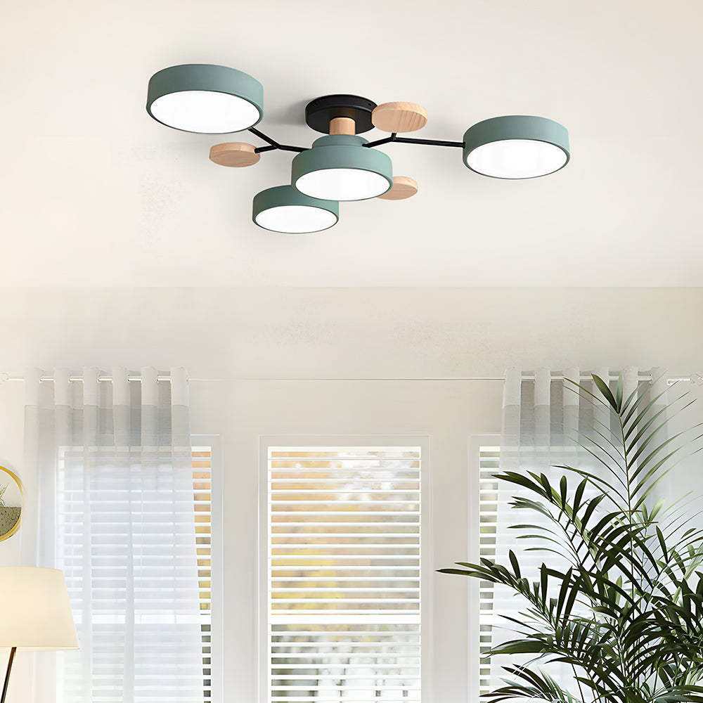Moderne LED-Deckenlampe | Runde Deckenleuchte für Wohnzimmer 4
