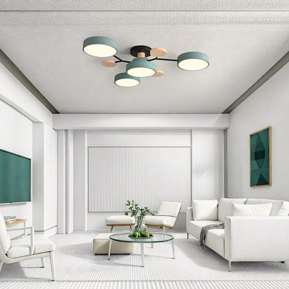 Moderne LED-Deckenlampe | Runde Deckenleuchte für Wohnzimmer 5