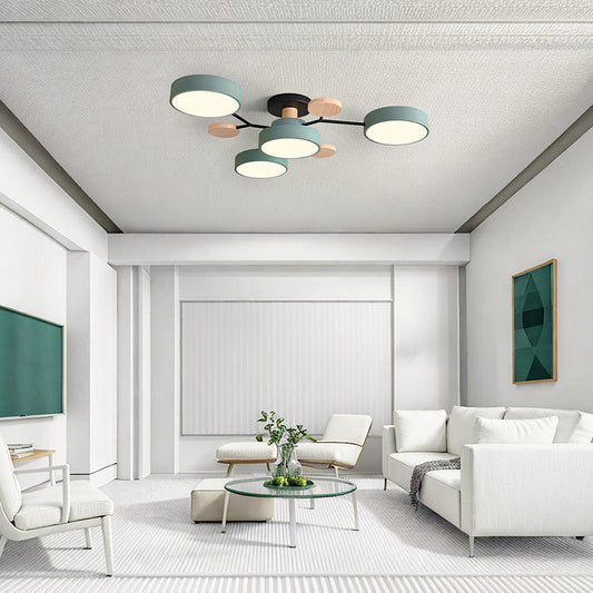 Moderne LED-Deckenlampe | Runde Deckenleuchte für Wohnzimmer 5