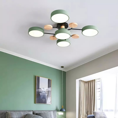 Moderne LED-Deckenlampe | Runde Deckenleuchte für Wohnzimmer 6