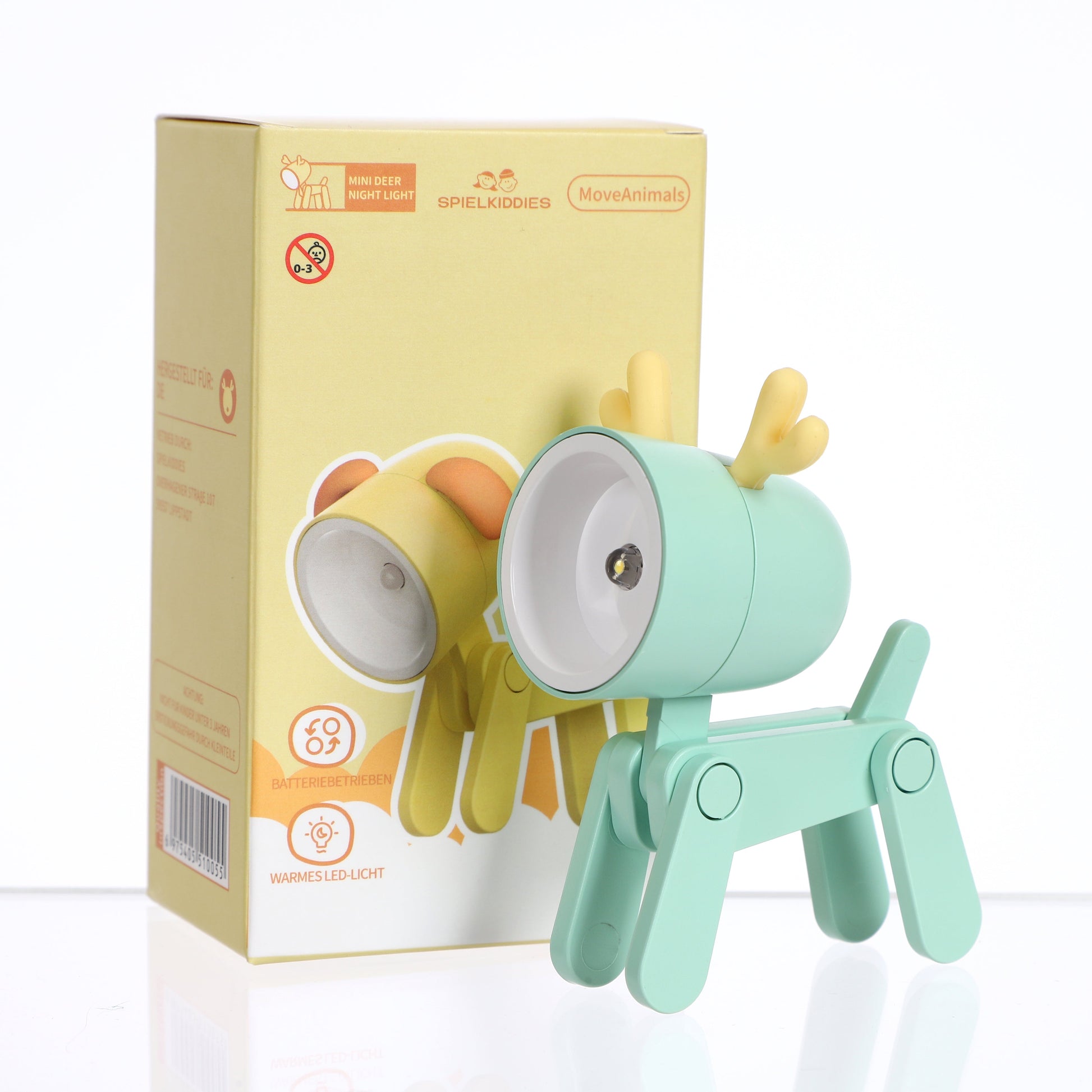 MoveAnimals | Nachtlicht Kinder Lampe für Beruhigenden Schlaf 12