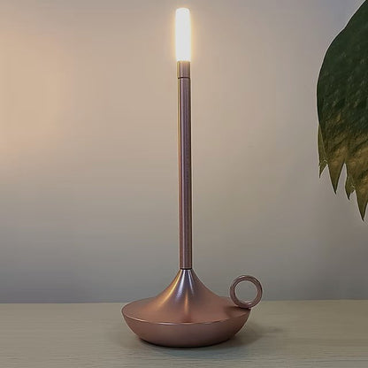 Variant image for Elegantes Kerzenlicht mit Dimmfunktion und USB-Akku | 23 cm Hoch, Warmes Licht, Aluminiumgehäuse, 10-16 Stunden Batterielaufzeit-4