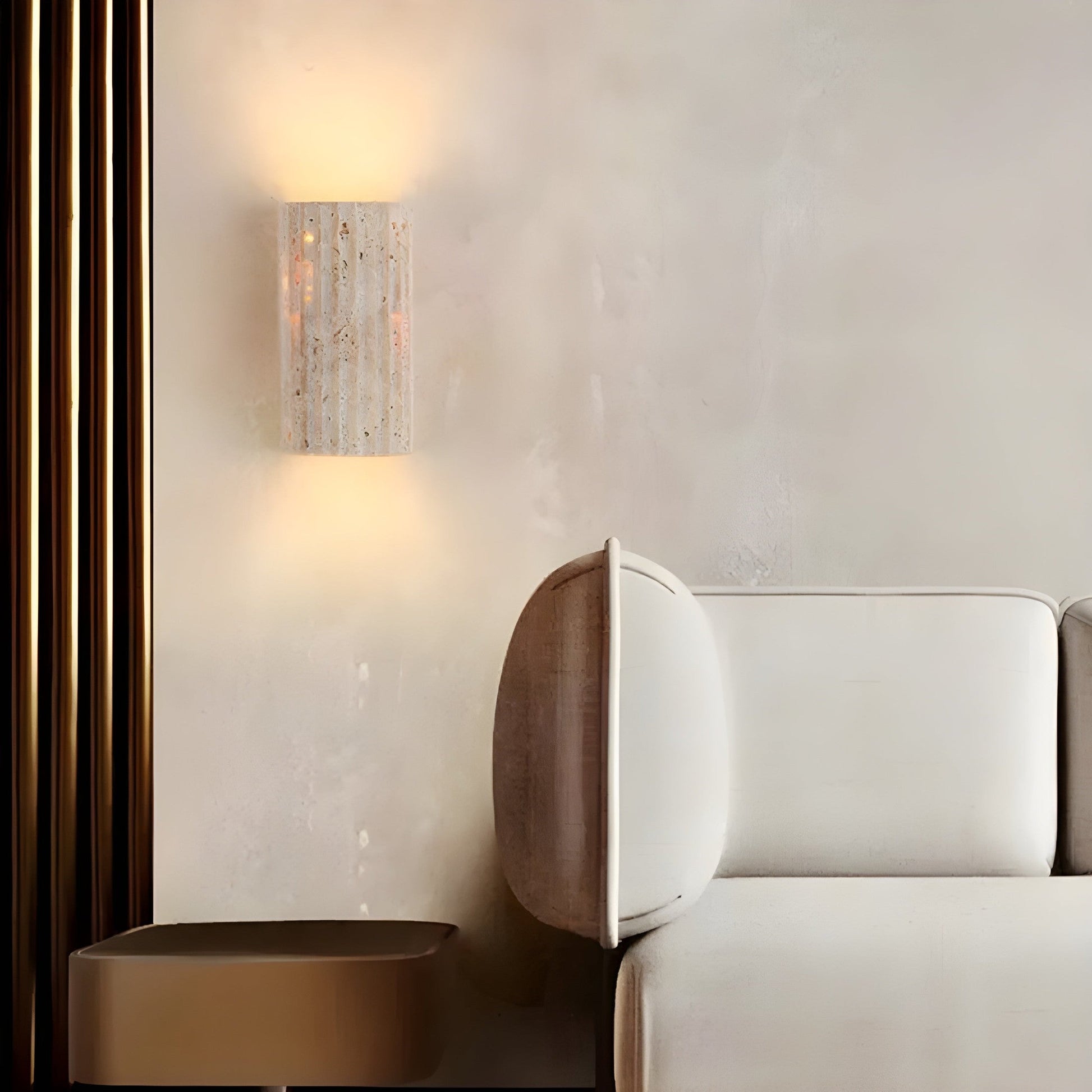 Natuurstenen Wandleuchte | Elegante LED Wandlampe Innen 4