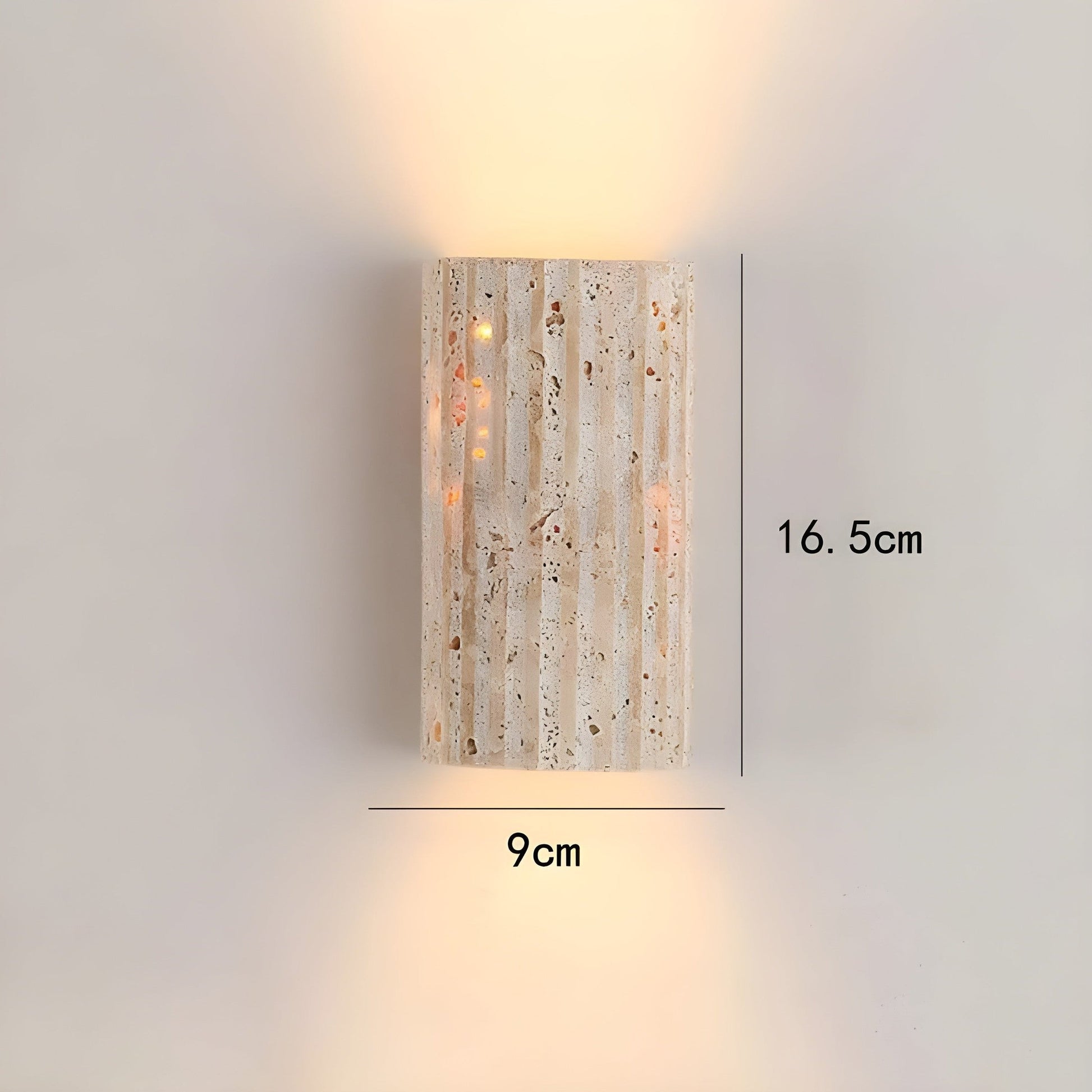 Natuurstenen Wandleuchte | Elegante LED Wandlampe Innen 6