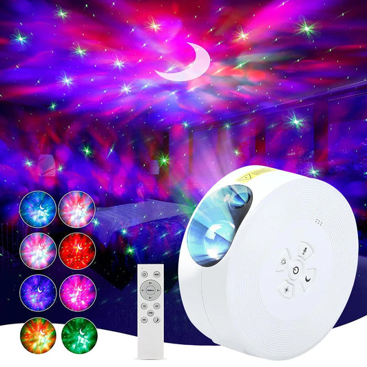 Nordlicht-Stimmungsleuchte | LED-Projektor für entspannende Atmosphäre 0