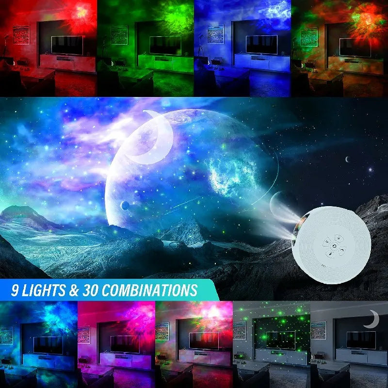 Nordlicht-Stimmungsleuchte | LED-Projektor für entspannende Atmosphäre 2