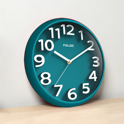 NumClock | Wanduhr Modern Schwarz 30 cm Kunststoff 4