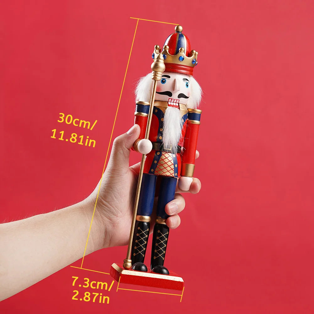 Nussknacker Soldat | Holzfigur Erzgebirge 30 cm Vintage 2