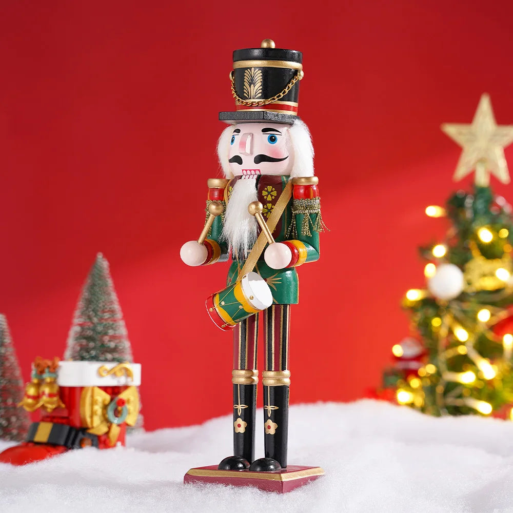 Nussknacker Soldat | Weihnachtsdekoration 30 cm Holz Bunt 7